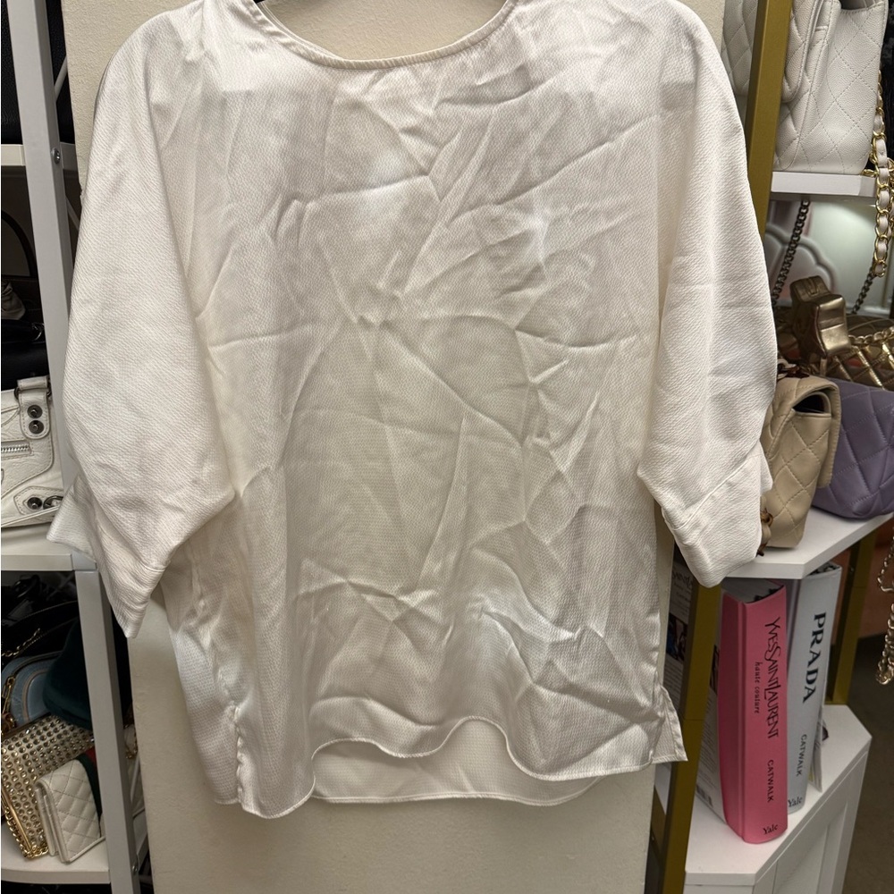 Chic White Women's Blouse
